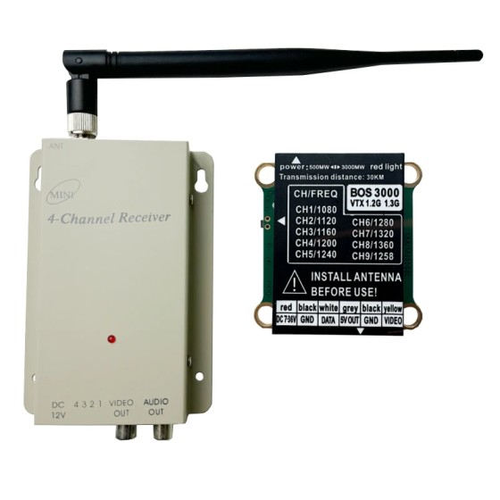 BOSCAM Hot Selling 1.2G 1.3G 3W VTX 3000mW  Video Module   for Quadcopter Unmanned Aerial Vehicle
